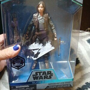 Star Wars Elite Series: Sergeant Jyn Erso, Die Cast Action Figure